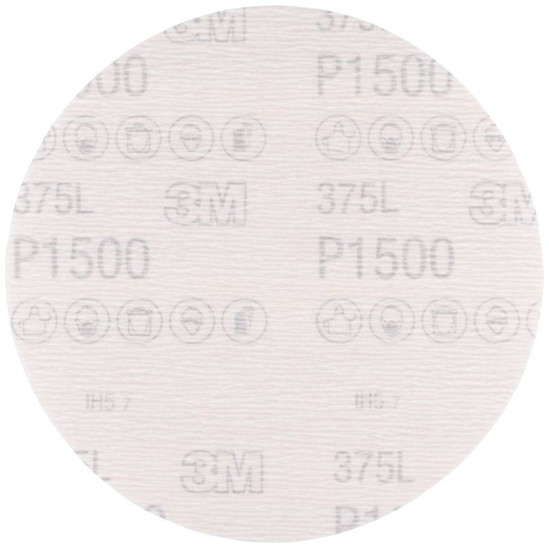 Hookit Filmrondel 375l U/Huller P1500 150mm - 3m