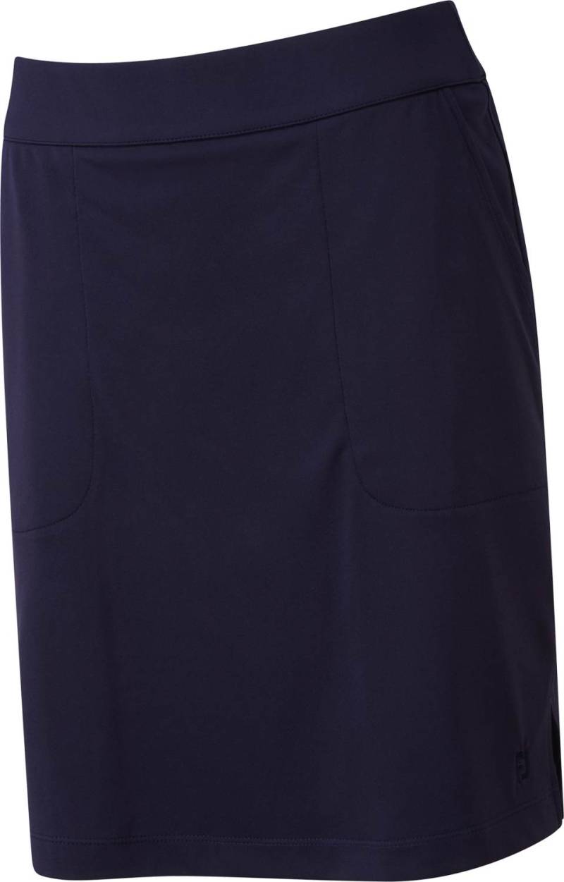 Footjoy Interlock Solid Skort - Long Dame Nederdel - Navy - Str. Xs / Lang