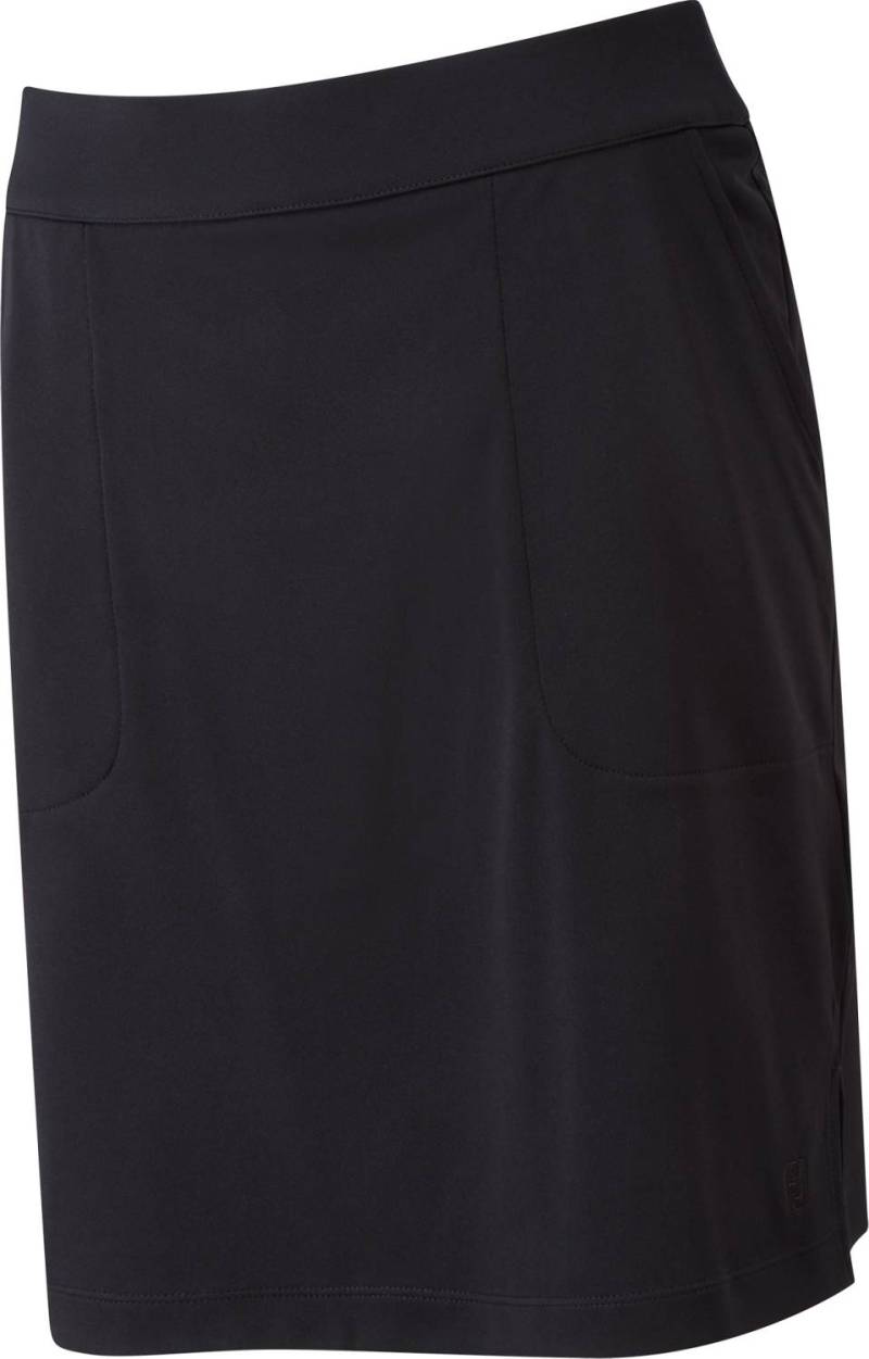 Footjoy Interlock Solid Skort - Long Dame Nederdel - Black - Str. S / Lang