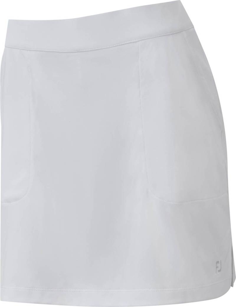 Footjoy Interlock Solid Skort - Regular Dame Nederdel - White - Str. Xxl / Normal