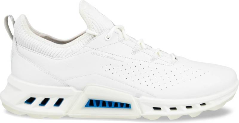 Ecco Biom C4 Vandtætte Herre Golfsko Uden Spikes - White (blue Dot) - Str. 43 Normal