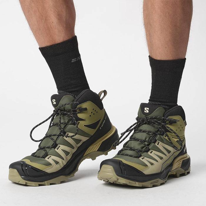 Salomon X Ultra 360 Mid Gtx Herre / Mænd, Olive Night-46 / Uk 11 - Vandresko