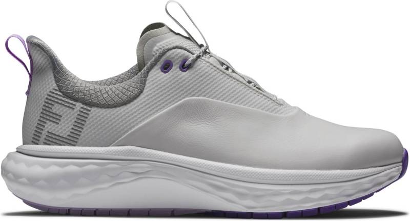 Footjoy Quantum Vandtætte Dame Golfsko Uden Spikes - Grey/White/Purple - Str. 36 Normal