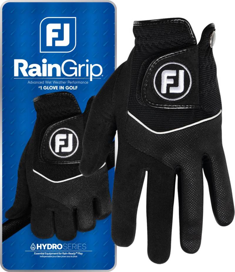 Footjoy Raingrip (2025) Regnvejr Herre Golfhandske - Black - Par - Str. M