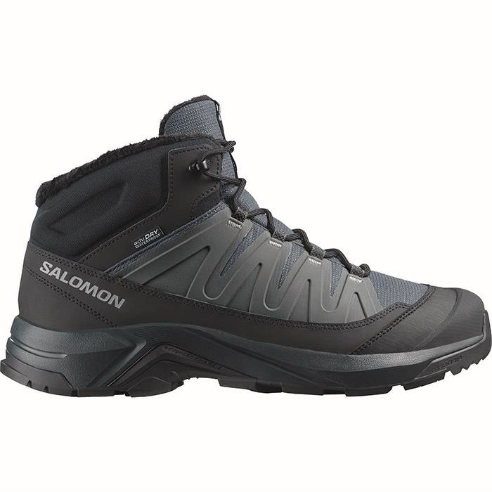 Salomon X-Adventure Coldrush Winter Wp Herre / Mænd, Asphalt/Black-44 / Uk 9,5 - Vintersko, Vinterstøvler