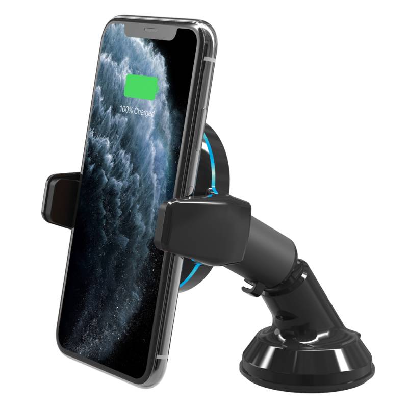 Scosche Magicgrip Double-Pivot Qi Trådløs Opladning Til Bil - Sugekop