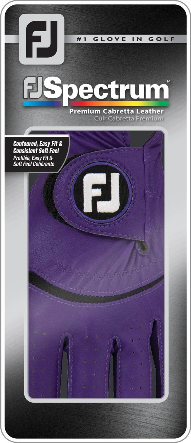 Footjoy Spectrum Læder Herre Golfhandske - Purple - Venstre - Str. Xl