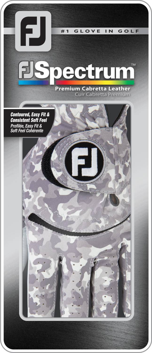 Footjoy Spectrum Læder Herre Golfhandske - Grey Camo - Venstre - Str. M