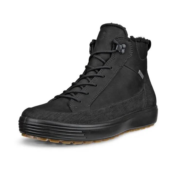 Ecco Soft 7 Tred High-Cut Winter Herre / Mænd, Black-47 - Vintersko, Vinterstøvler