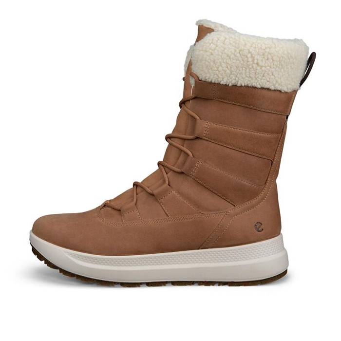 Ecco Solice Mid Wp Winter 200g Kvinder / Damer, Cashmere-39 - Vintersko, Vinterstøvler