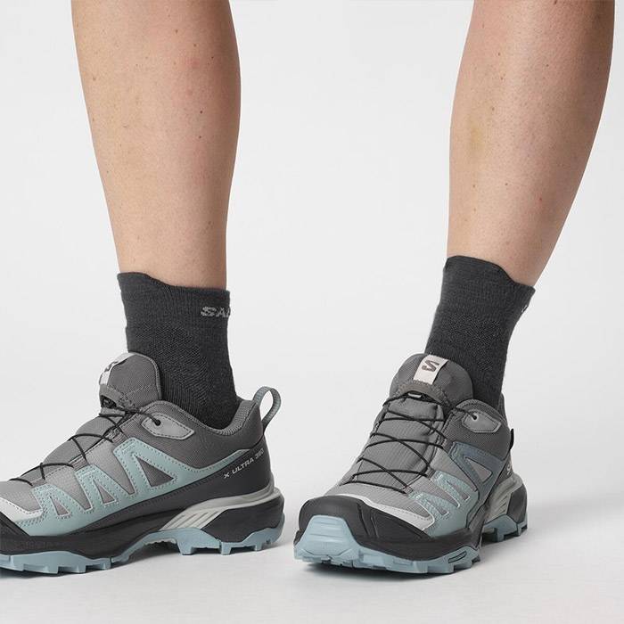 Salomon X Ultra 360 Gtx Kvinder / Damer, Sharkskin/Trooper/Arona-42 / Uk 8 - Vandresko
