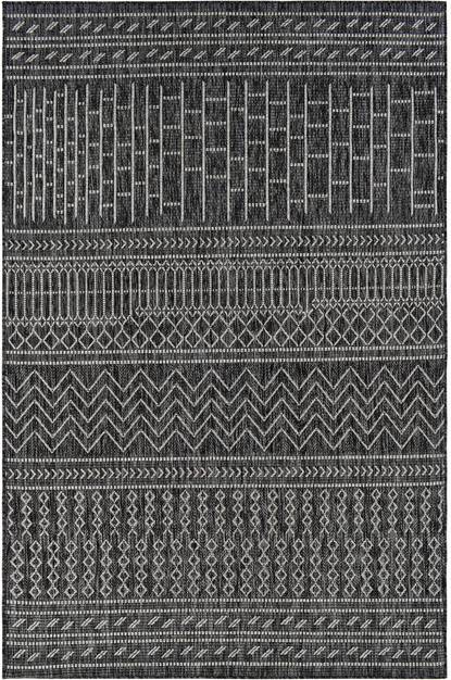 Gulvtæppe Loomery Essos 120x170 Cm Stenfarvet/Lysegrå Slidstærkt Polypropylen Indendørs/Terrasse