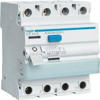Fejlstrmsafbryder Hpfi 4p 40a 30ma Type A Cda440k - Hager