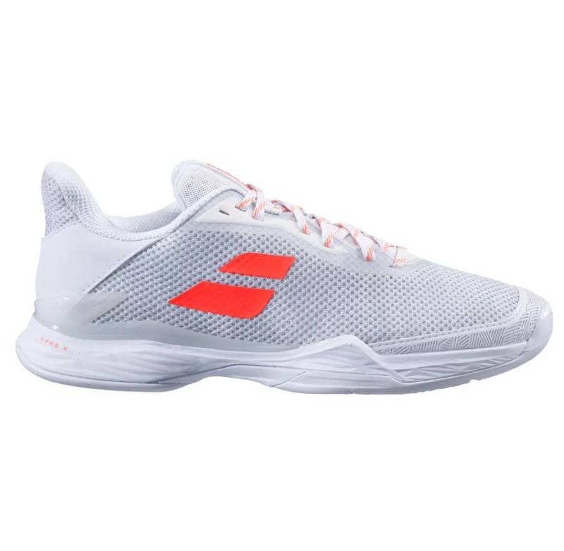 Babolat Jet Tere Clay Women Tennissko (white/Living Coral) - 38