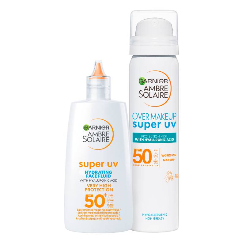 Garnier Ambre Solaire Super Uv Over Makeup Mist With Hyaluronic Acid Spf50+ 75 Ml