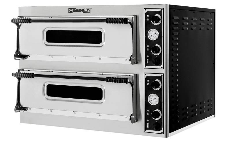 Elektrisk Pizzaovn 2x4 Pizzaer 32 Cm - Casselin