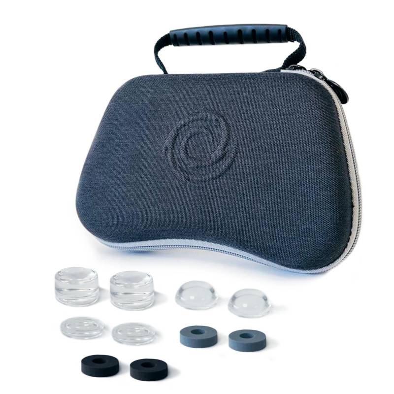 Oniverse Controller Case With 10 Accessories 4 Rings + 6 Silicon Cap - Grey