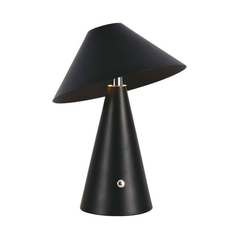 V-Tac Opladelig 3i1 Bordlampe - Sort, Ip20, Touch Dæmpbar