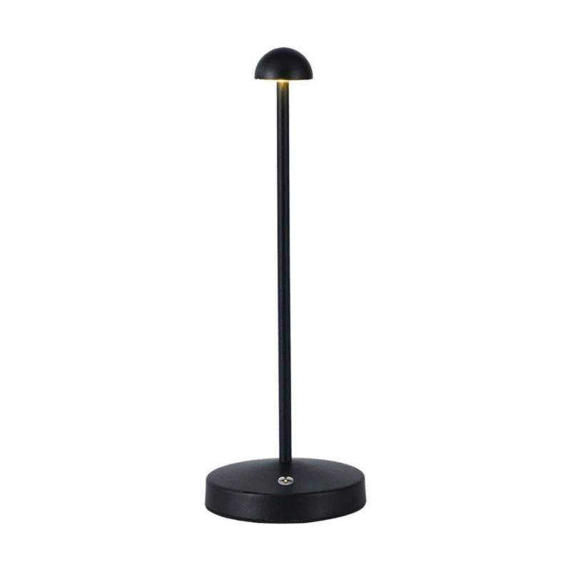 Outlet: V-Tac Opladelig 3i1 Bordlampe - Sort, Ip20, Touch Dæmpbar, Model Mini