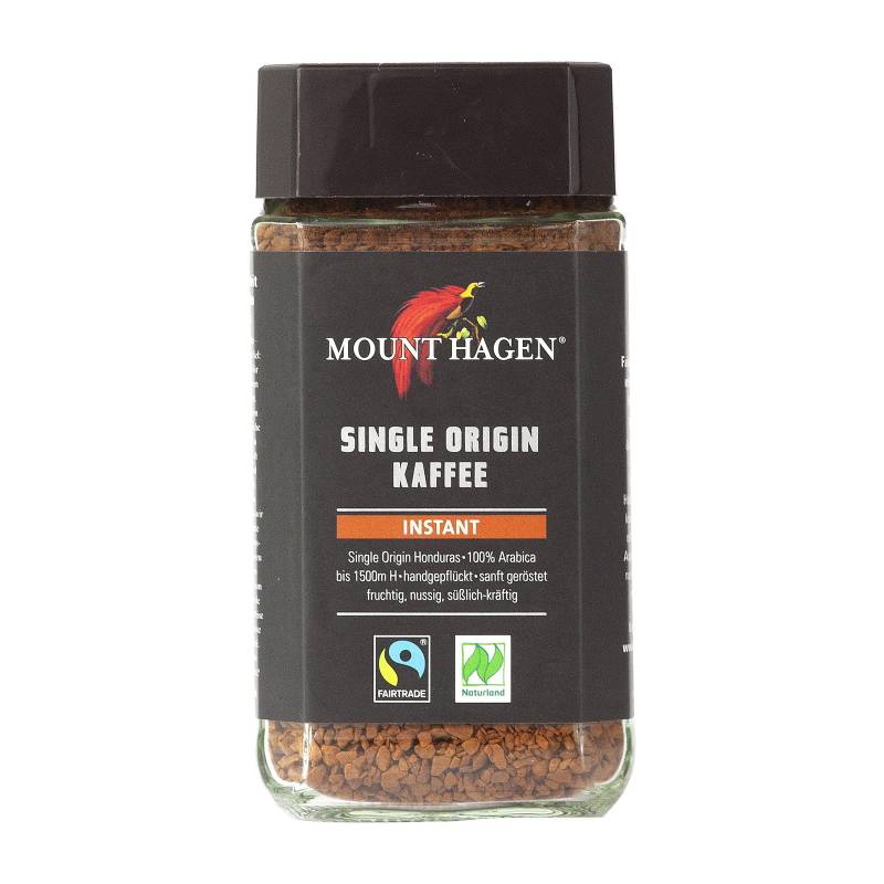 Single Origin Kaffee - Instant, økologisk Og Fair Trade Honduras - Mount Hagen