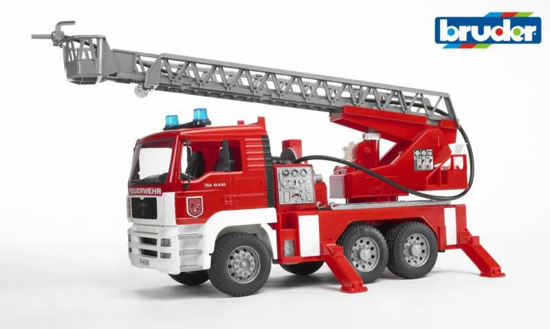 Bruder Man Tga Brandbil Med Vandpumpe Og Lyd- Og Lysmodul