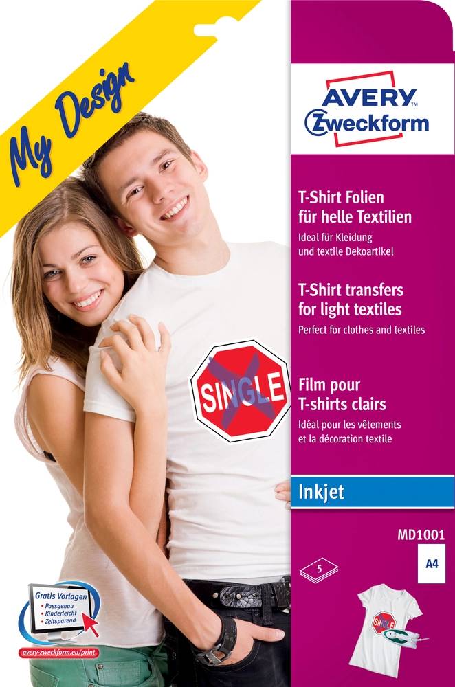 T-Shirt Transfer Films Til Lyse Tekstile - Bog & Idé