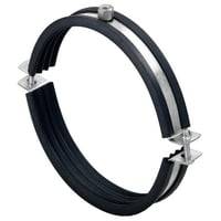 Fischer Samontec Lgs 250, Ventilationsrrbjle Med Gummi Isolering, 2 Skruer, M8/M10 Kombigevind, Til 250 Mm Rr