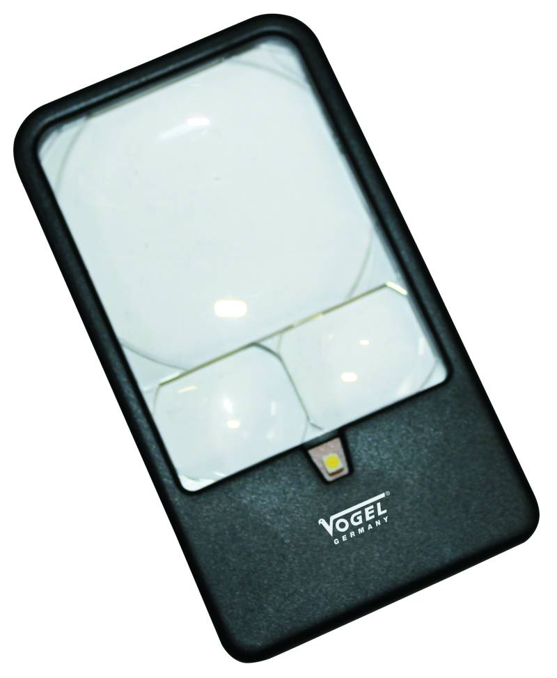 Lup Vogel Med 3 Linser Og Led Lys