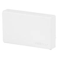 Hager Kabelkanal Lf - Endestykke, 40 X 90 Mm (til Lf 40090 Og Lf 40091), Perlehvid