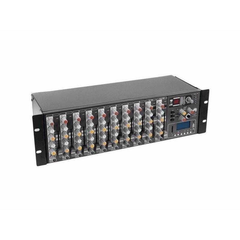 Omnitronic Rm-1422fx Usb Rack Mixer With 12 Channels, Dsp Fx Unit And Mp3 Player