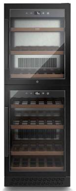 Caso Winechef Pro 126-2d Sort Vinkøleskab (126 Flasker)