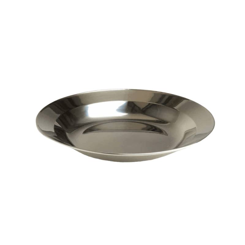 Camping Tallerken Rustfrit Stål - 22 Cm - Mil-Tec