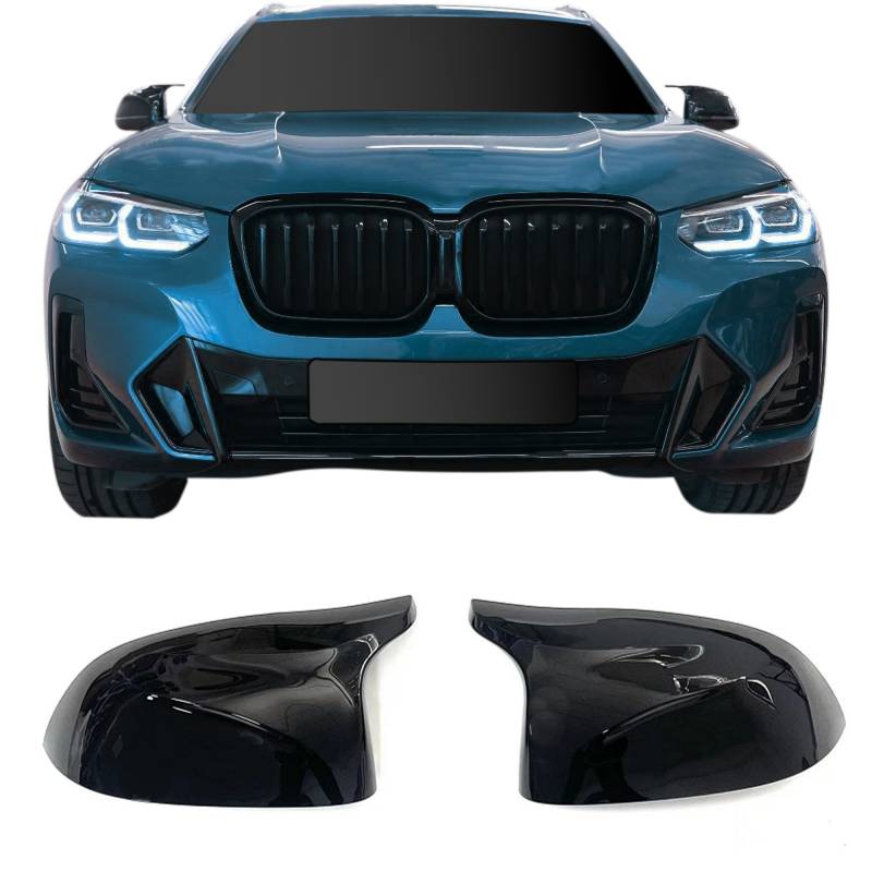 Spejlcover Sæt I Blank Sort Til Bmw X4 (f26), 2014-2018