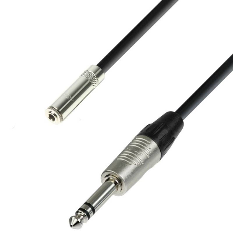 Ah Headphone Extension 3.5 Mm Jack Stereo To 6.3 Mm Jack Stereo 3 M - K4 Byv 0300 - Adam Hall Kabler