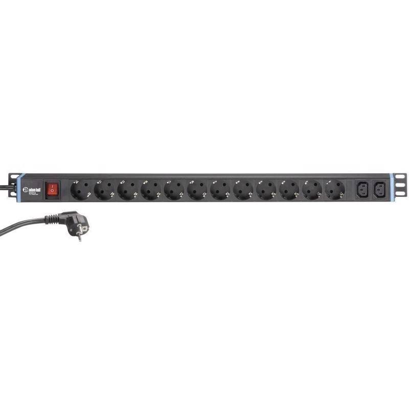 Adam Hall Power Strip  12 Sockets - 874714 - Adam Hall Tilbehør