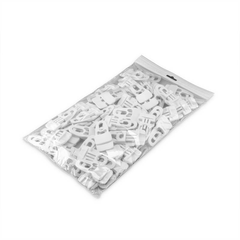 Adam Hall Accessories Midi Clip Whi M50 Ah - Bag Article Midi Clip For Molton White ( 50 Pcs. ) - Adam Hall Tilbehør