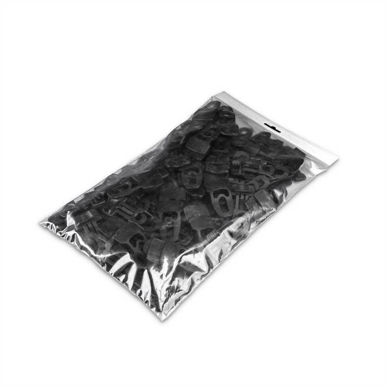Adam Hall Accessories Midi Clip Blk M50 Ah - Bag Article Midi Clip For Molton Black ( 50 Pcs. ) - Adam Hall Tilbehør