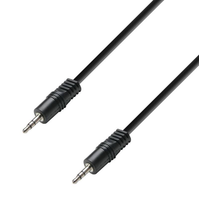 Adam Hall Cables K3 Bww 0060 - 3.5 Mm Stereo Jack To 3.5 Mm Stereo Jack 0.6 M - Adam Hall Kabler