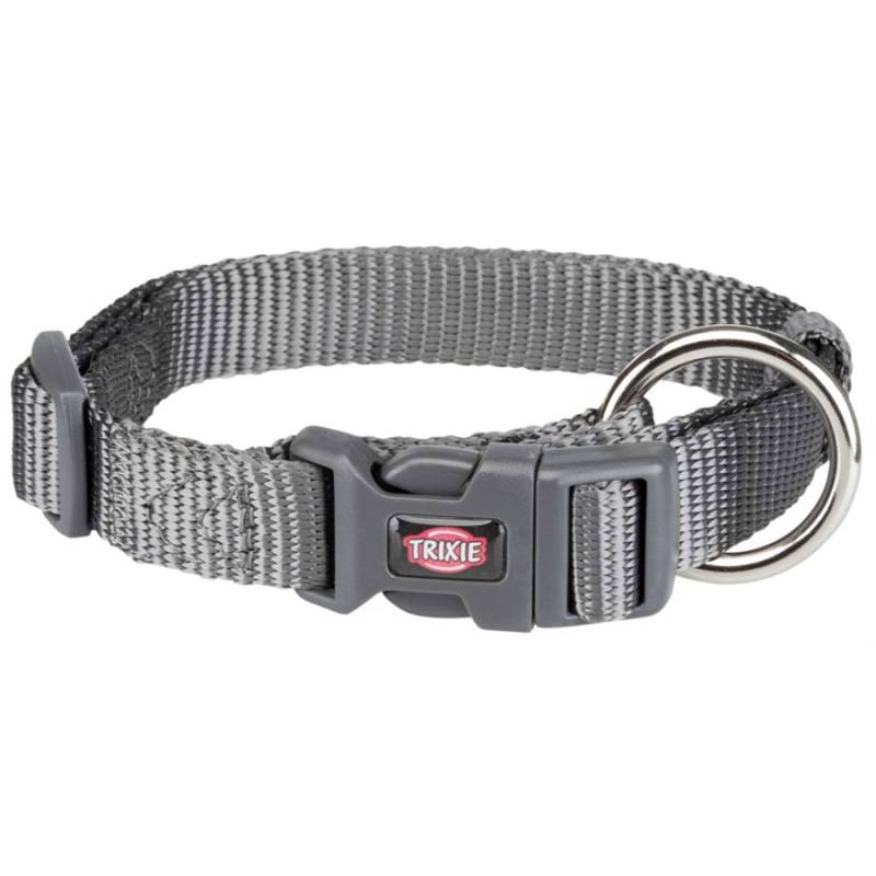 Nylon Halsbånd, Grå, 40-65 Cm - Trixie