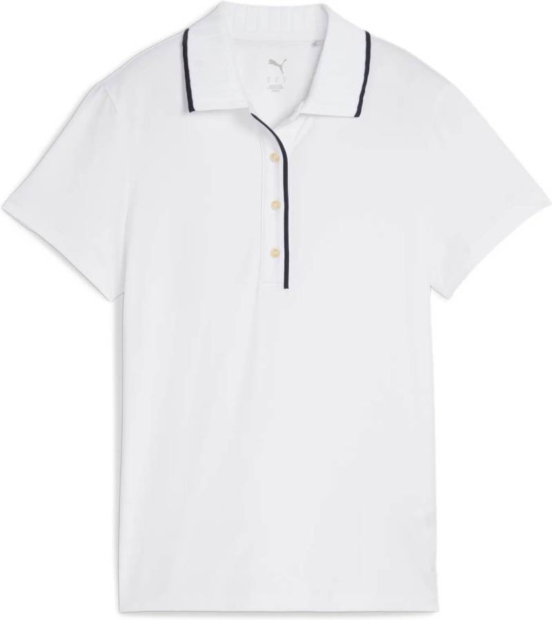 Puma Cloudspun Bridges Dame Poloshirt - White Glow - Str. Xxl