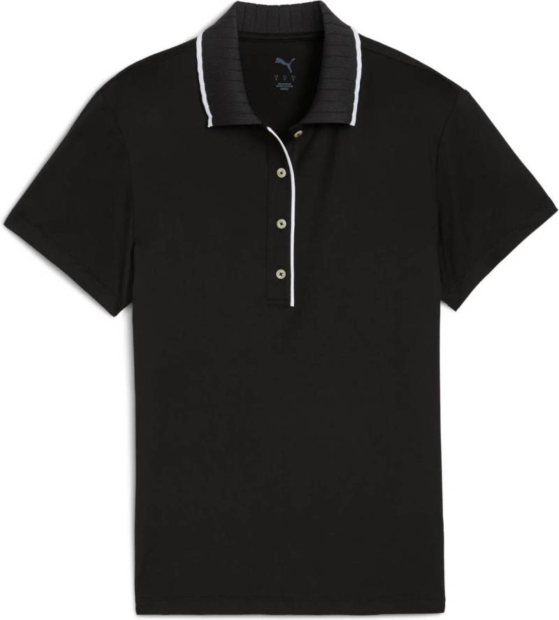 Puma Cloudspun Bridges Dame Poloshirt - Puma Black - Str. L