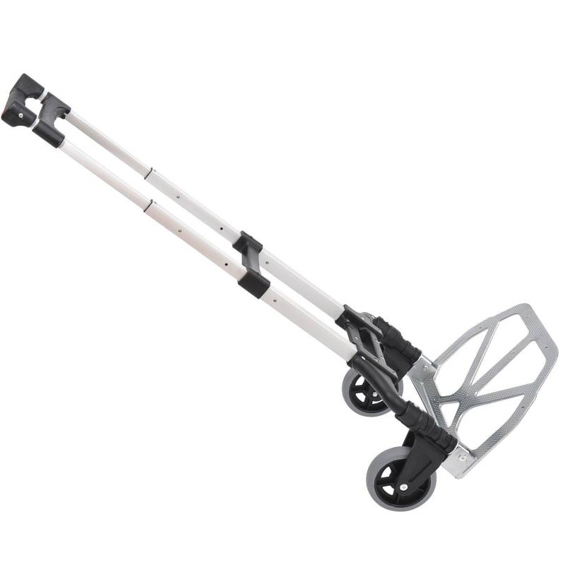 Sækkevogn I Aluminium, Foldbar Transportvogn, Sækkevogn, Stablevogn, Aluminium, Maks. 70 Kg Lasteevne - Aosom