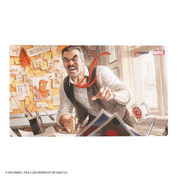 Gamegenic - Spillemã¥tte: Magic: The Gathering - Marvel's Spider-Man Prime Playmat - J. Jonah Jameson - !kort Tilbehã¸r