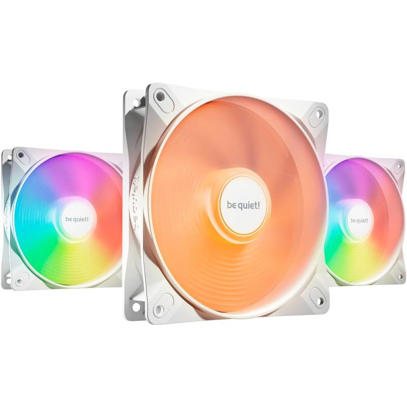 Be Quiet! Light Wings Lx 120mm Pwm White Triple Pack, Case Fan (white, Pack Of 3) Kabinet Blæser - Geekd.dk