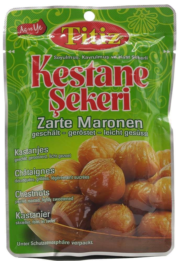 Titiz Ristede & Sødede Kastanjer 125 G