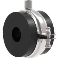 Isoglobal Rrbrer Rf, 22 X 19 Mm, M8/M10, Inkl. Galv. Bjle Og Isolering, Til Kl