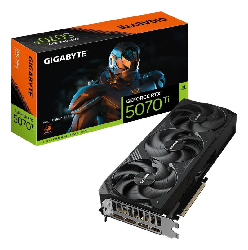 Gigabyte Geforce Rtx 5070 Ti Windforce Sff 16g 16gb Grafikkort - Geekd.dk