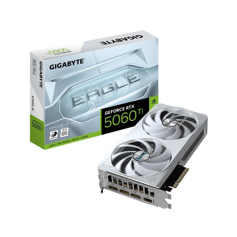 Gigabyte Geforce Rtx 5060 Ti Eagle Oc Ice 16g Grafikkort - Geekd.dk