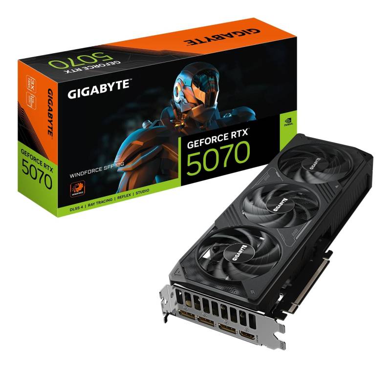 Gigabyte Geforce Rtx 5070 Windforce 3 12gb Grafikkort - Geekd.dk