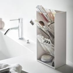 Yamazaki Tower Makeup Holder - Hvid